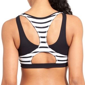 Athleta Stripe Triple Dare Bra